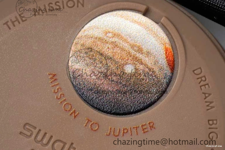 0308 Speedmaster Misson To Jupiter 1:1 Best Edition Brown Dial On Nylon Strap Quartz Breathable 7857